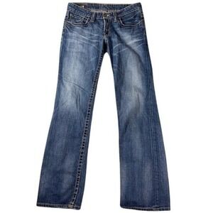 Big Star Jeans Women‎ 32 Casey Low Rise Bootcut Medium Wash Denim BWCA8FS
